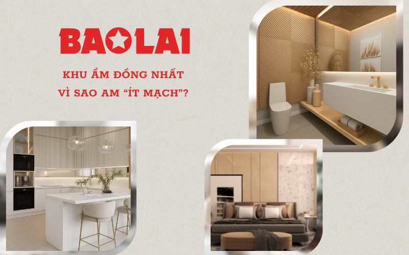 Giải pháp Artificial Marble Seam-Minimized cho khu vực ẩm – Bề mặt liền mạch chuẩn One White Language