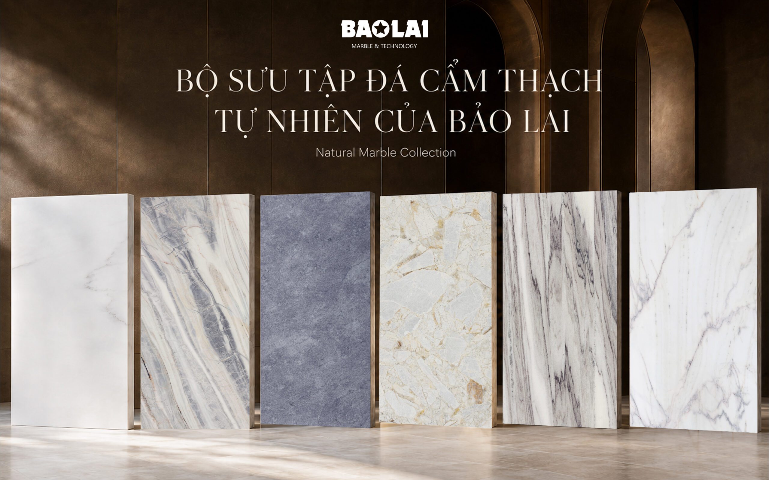 Bộ sưu tập đá cẩm thạch tự nhiên của Bảo Lai